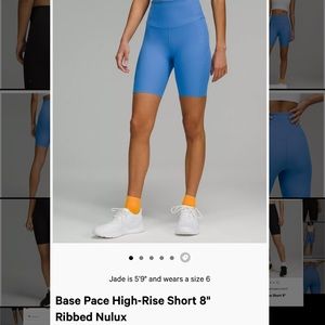 Base Pace High Rise Biker Short Lululemon